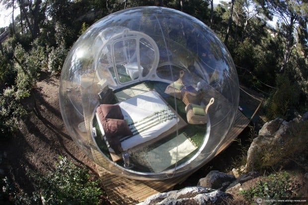 Rede de hotéis francesa oferece quartos bolhas em meio à natureza