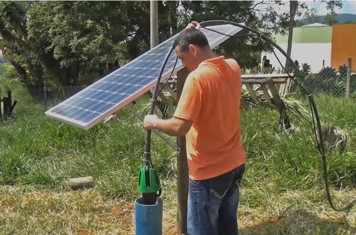 Captador de água movido a energia solar é alternativa para produção rural