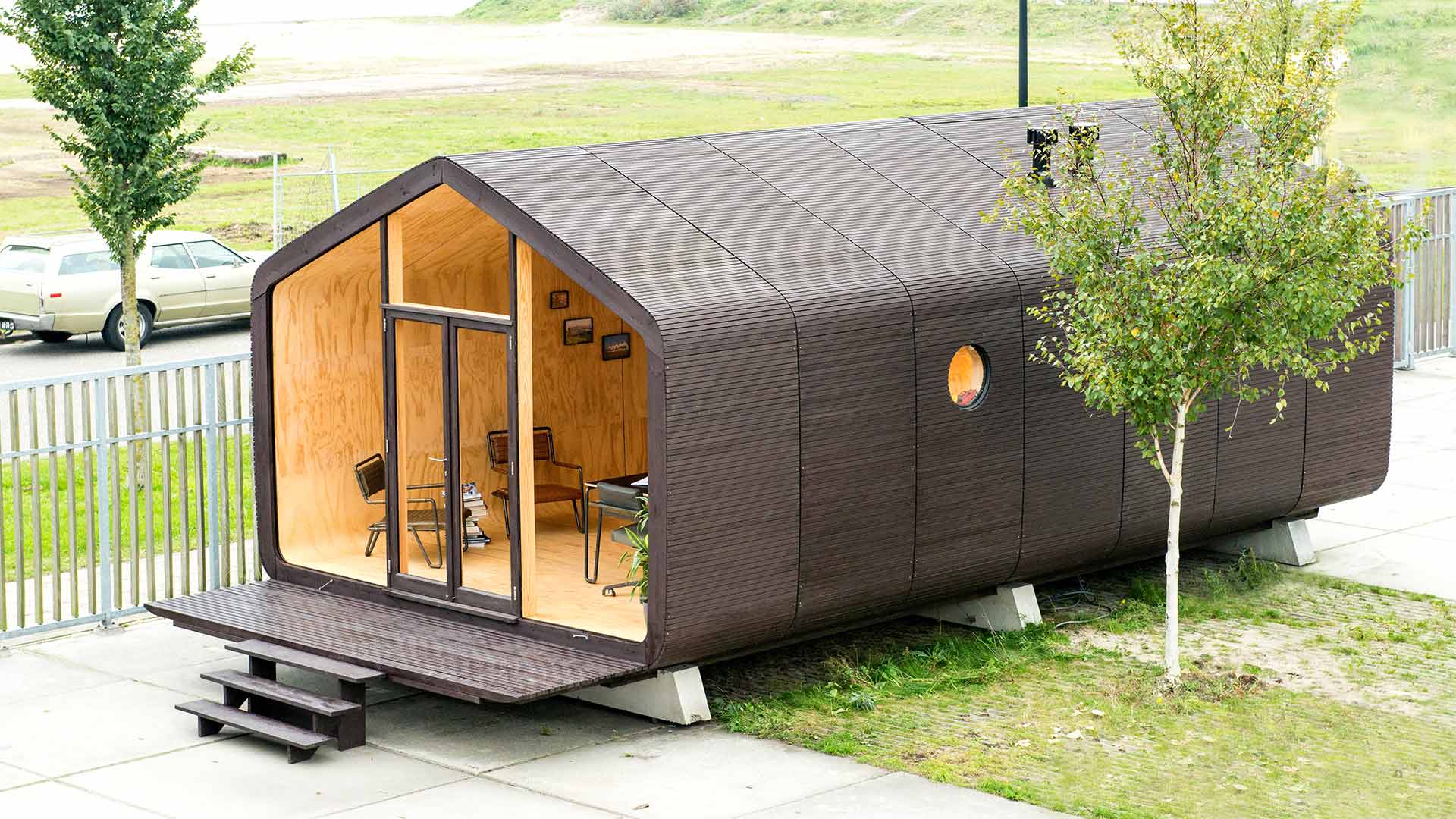 Holandeses criam casa sustentável que é construída em apenas 1 dia