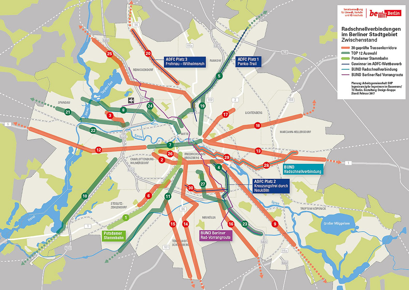 Berlim irá construir super-ciclovias que ligam o centro aos subúrbios da cidade