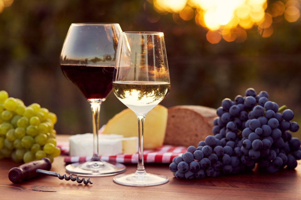 vinho uvas