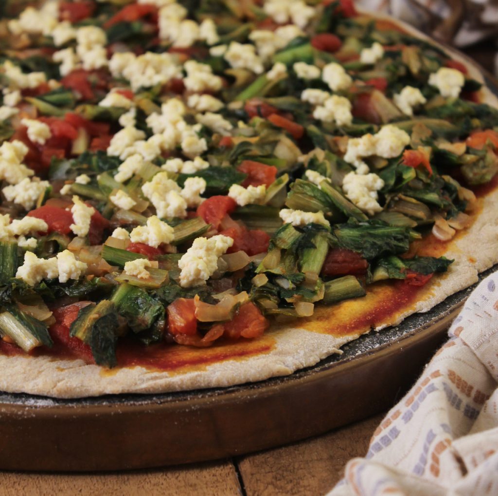 Pizza de escarola