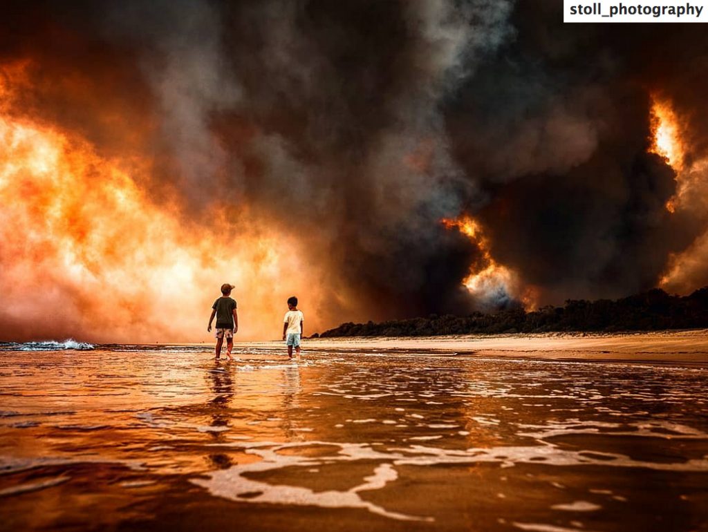Incêndio Austrália Foto Martin Von Stoll