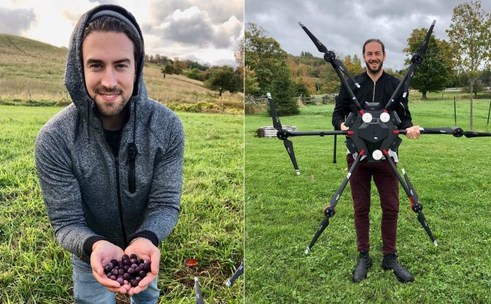 drones plantam arvores