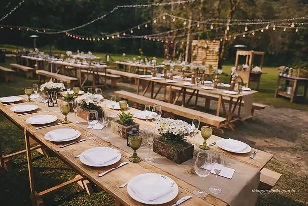 casamento sustentavel decoração