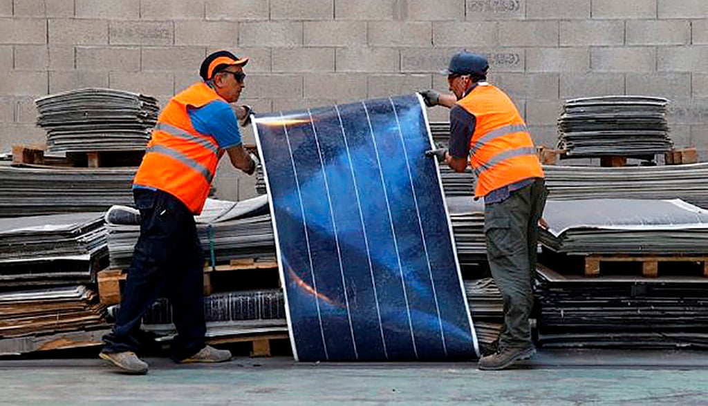 reciclagem painéis solares
