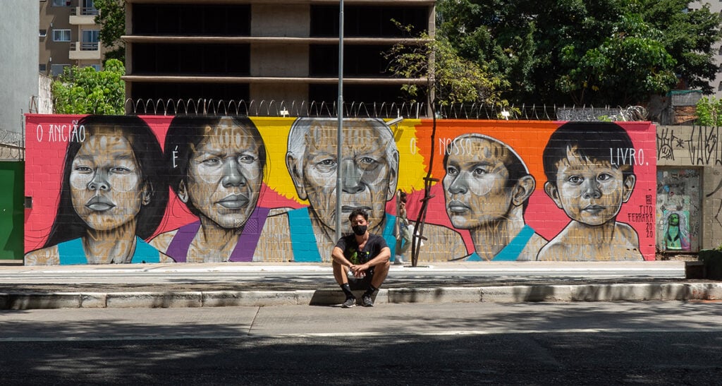 grafite indígenas são paulo