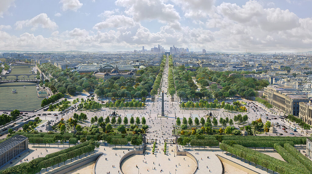 champs-élysées jardins