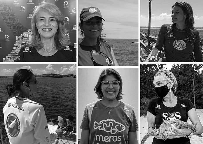 mulheres brasileiras projetos vida marinha
