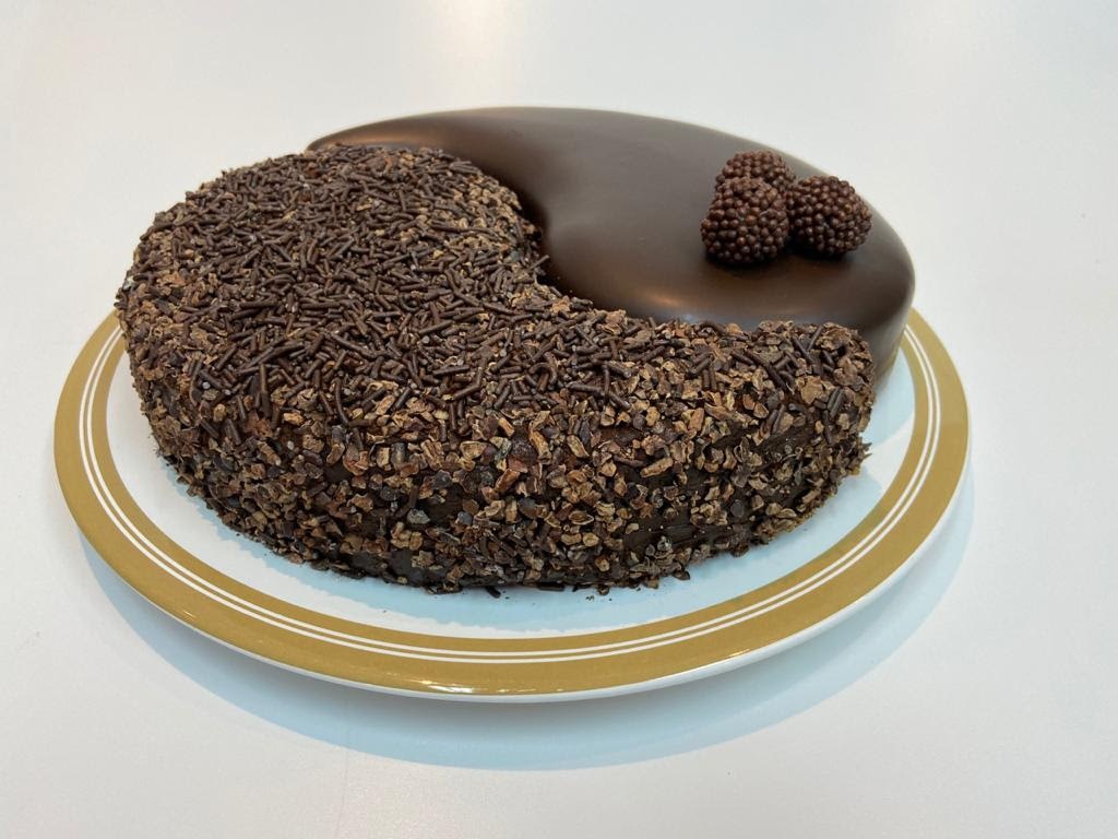 torta mousse de chocolate