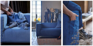 capas de sofá jeans IKEA MUD