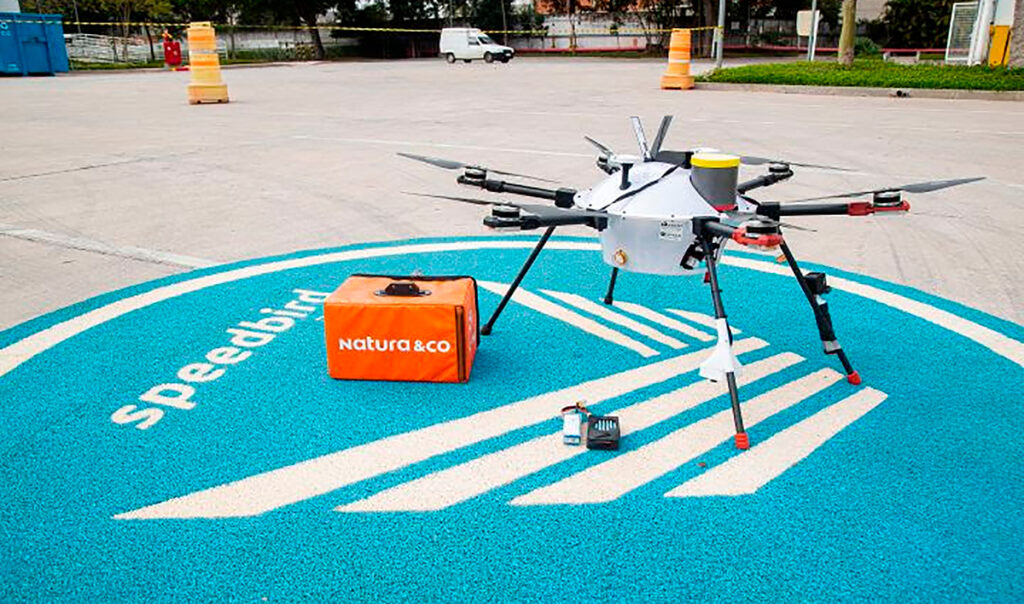 drones entregas Natura