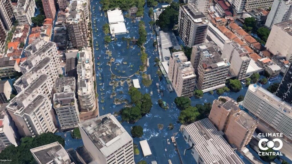 Impacto do aumento do nivel do mar no Rio de Janeiro