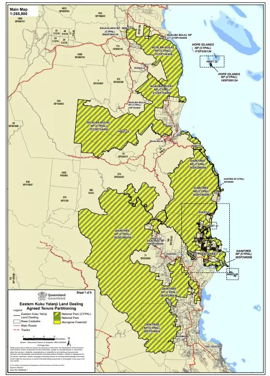 Mapa do Governo de Queensland