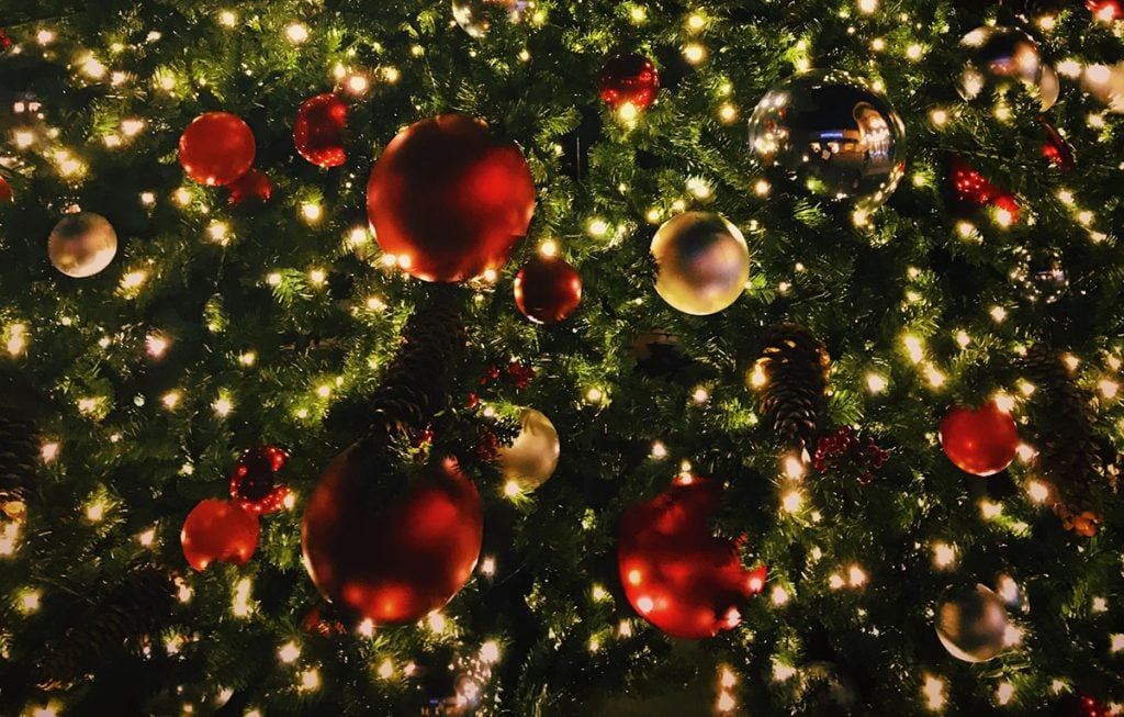 Árvore de natal é iluminada por pedaladas em Budapeste