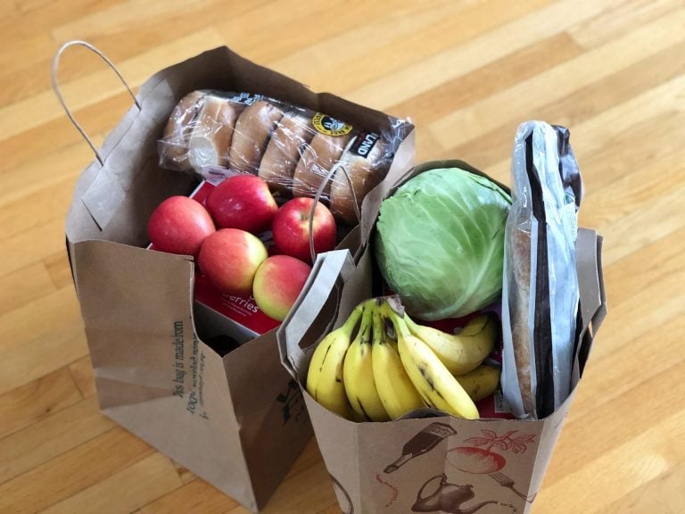 embalagem de plástico frutas e vegetais