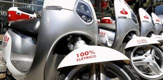 motos elétricas compartilhadas