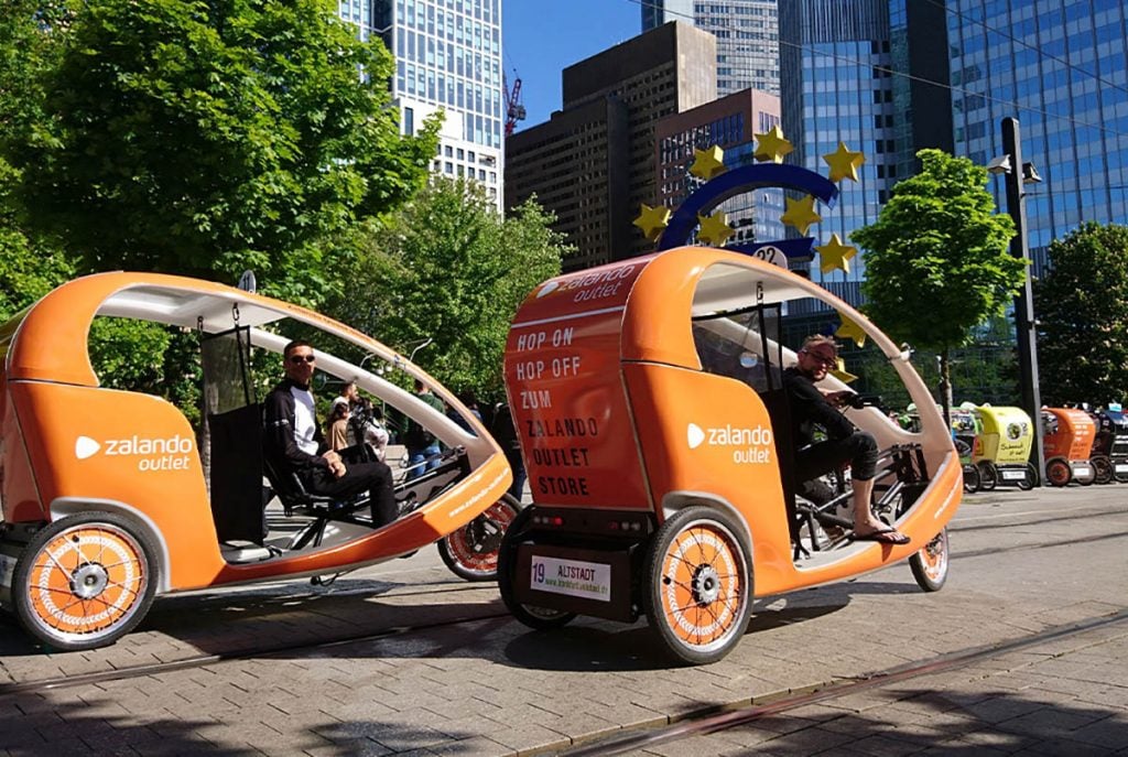 triciclo elétrico táxi