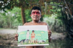 exposição indígena Joseca Yanomami