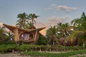 Resort Playa Viva, no México - Casas na árvore de bambu