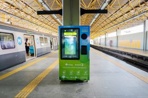 recicláveis metrô RJ