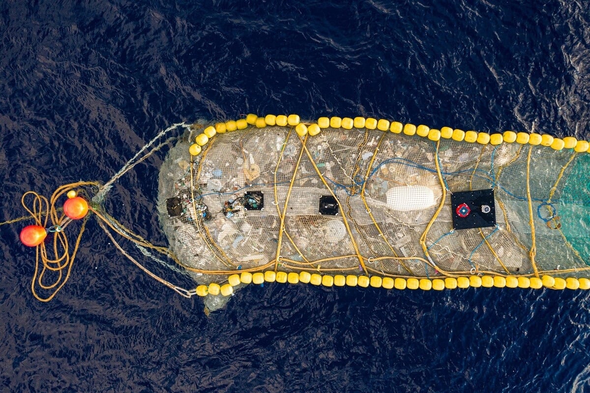 Le système élimine plus de 100 000 kg de plastique de l’océan