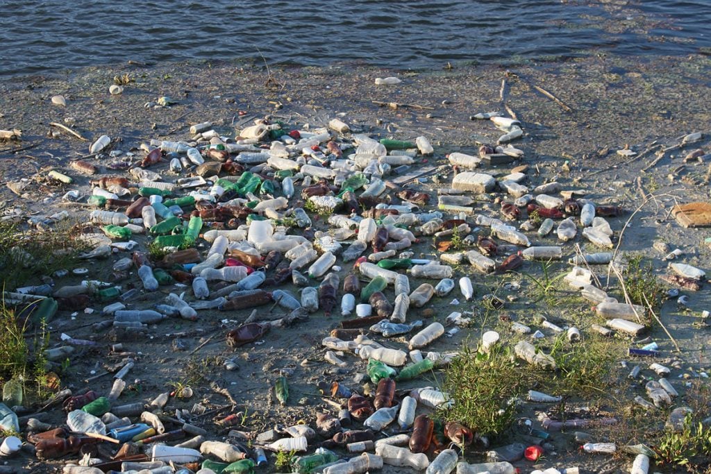 poluição plástica plástico
