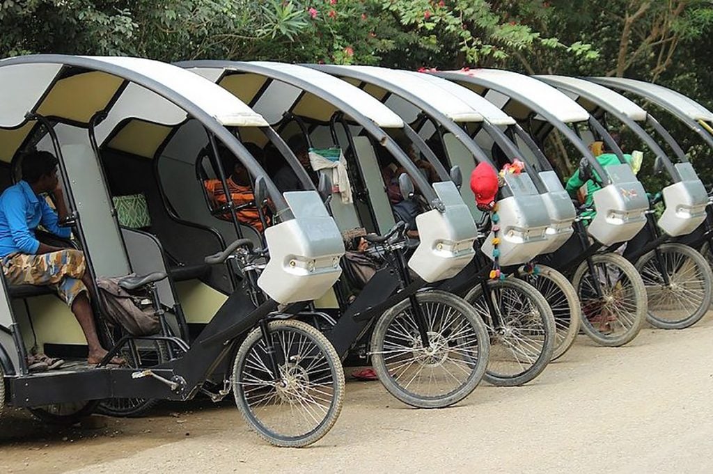 triciclos elétricos Índia
