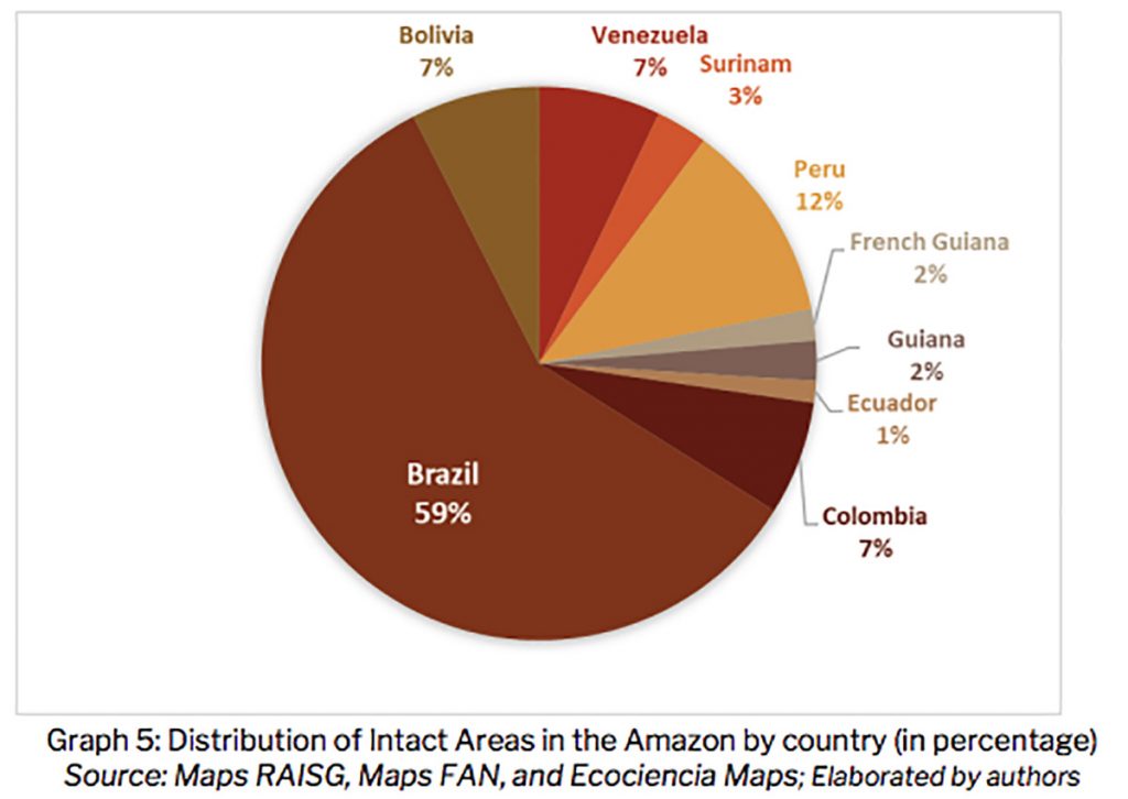 Amazônia áreas intactas