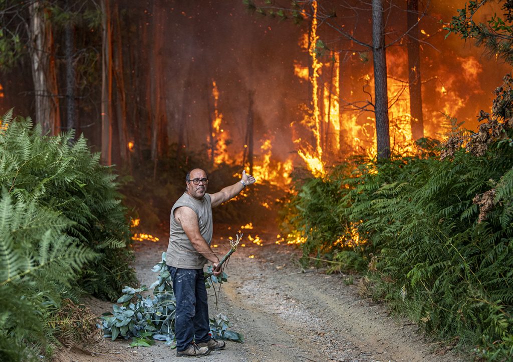 Getty Images mudanças climáticas incêndio
