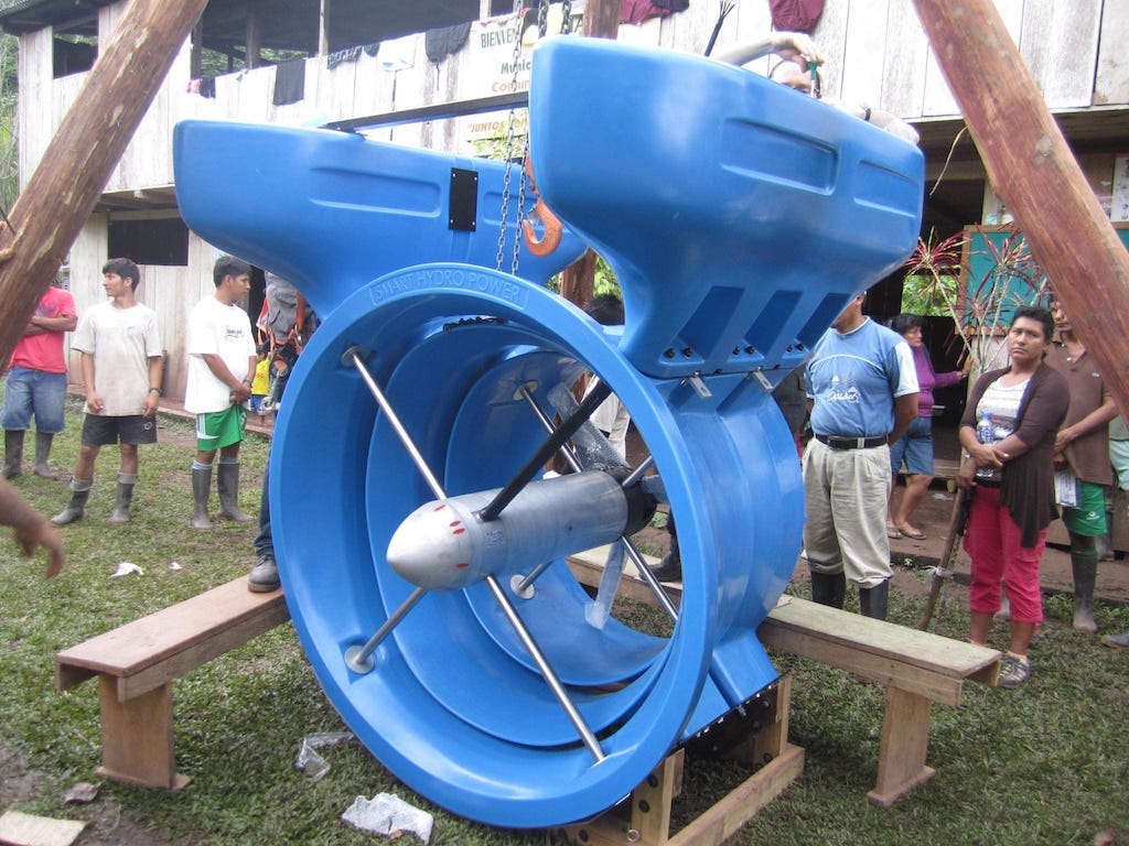 mini turbina hidro