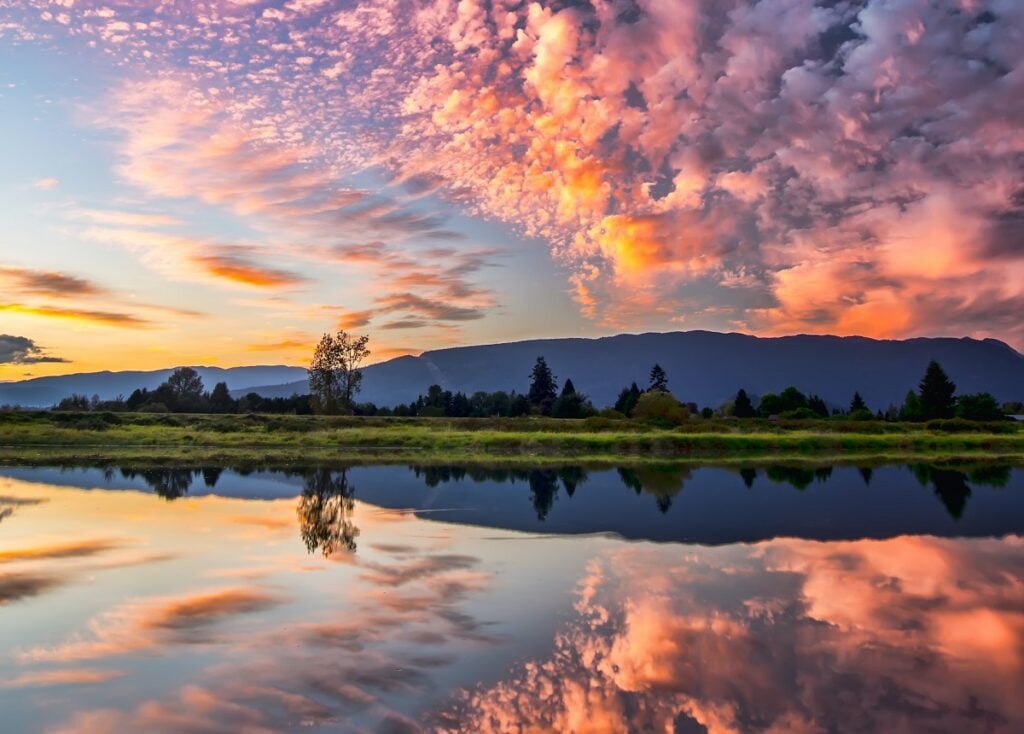 pôr do sol