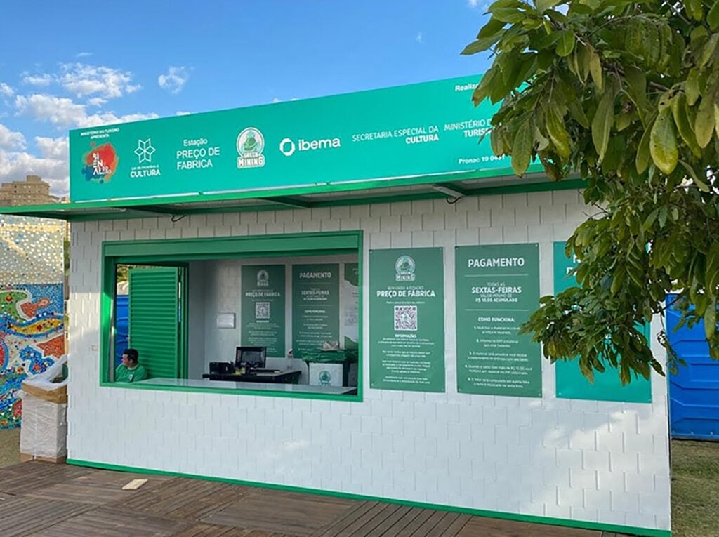 recicláveis por dinheiro estação preço de fábrica