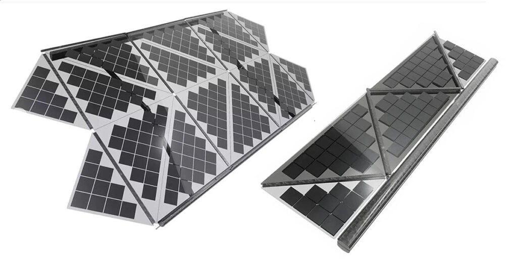 painel solar origami