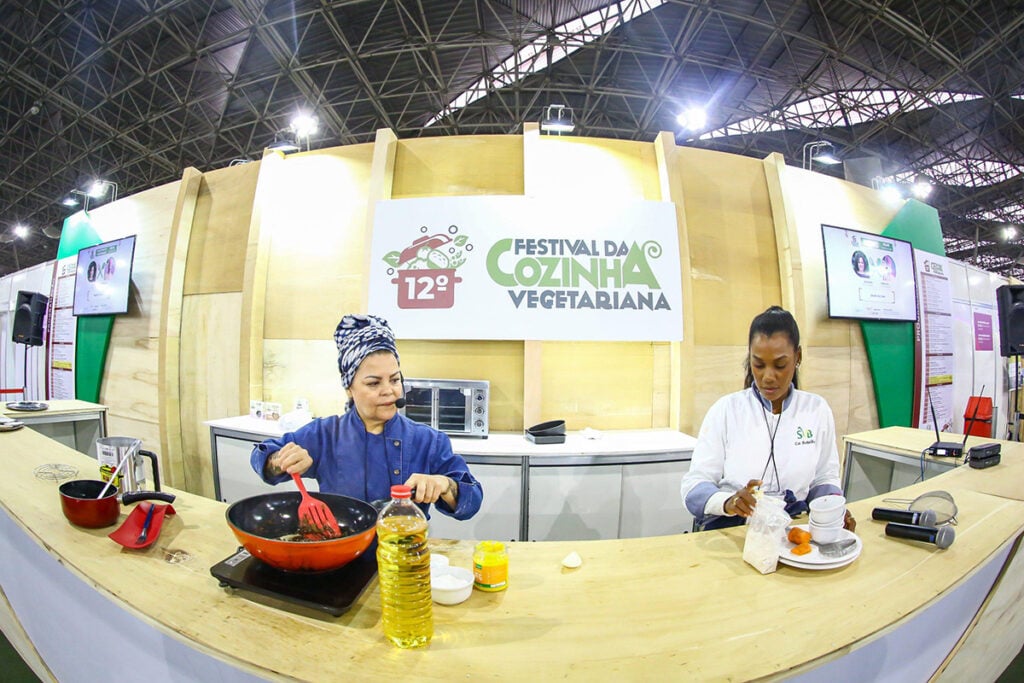 Bio Brazil Fair e Naturaltech, edição de 2022. Cozinha vegetariana