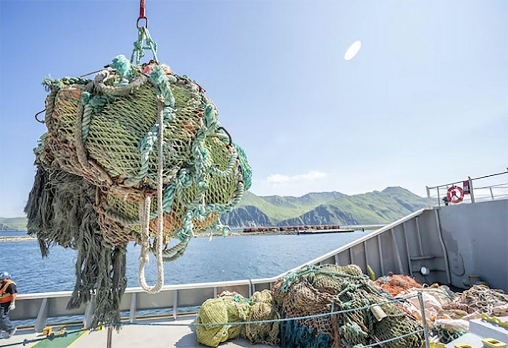 redes de pesca pesca fantasma