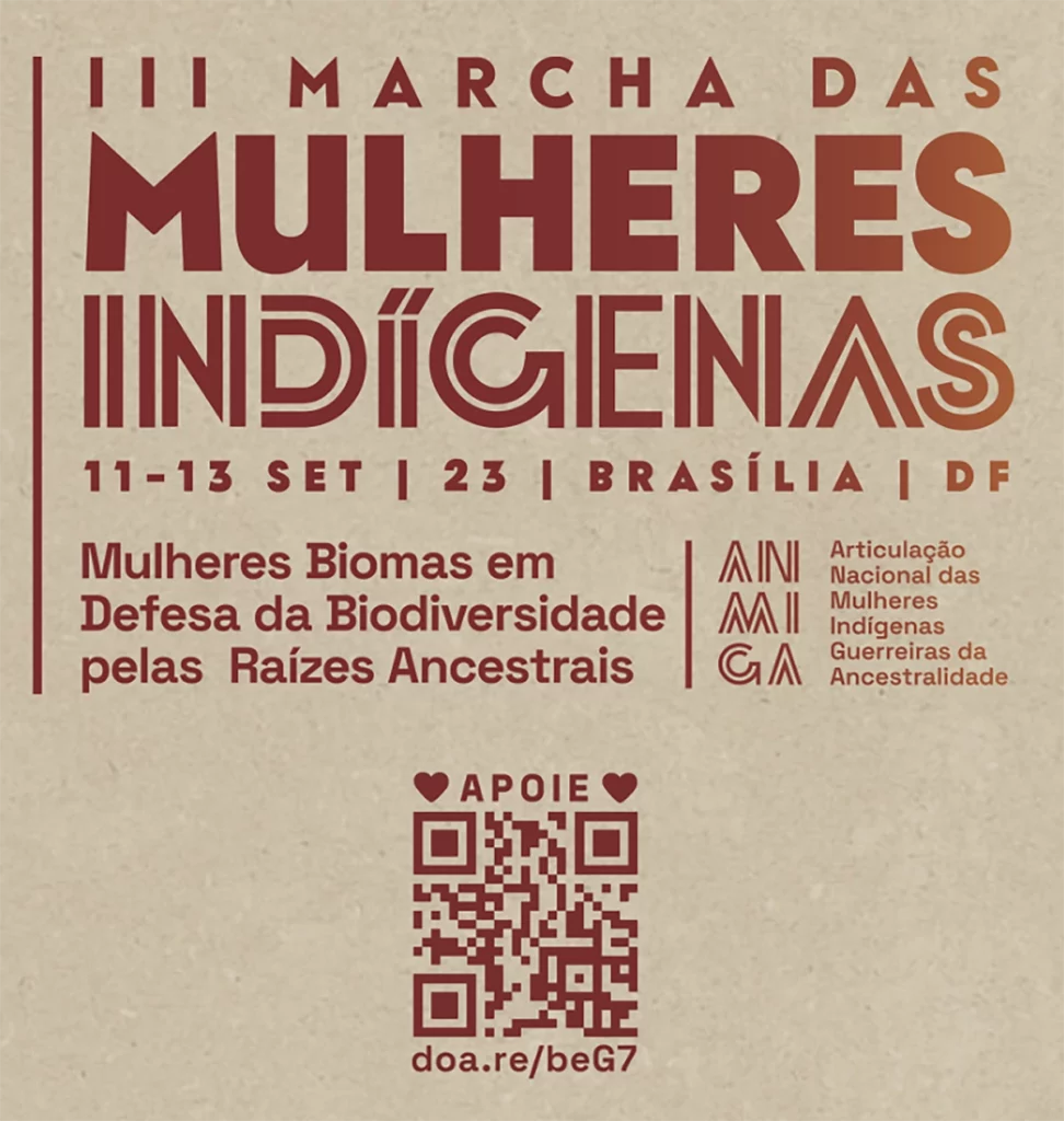 marcha mulheres indígenas