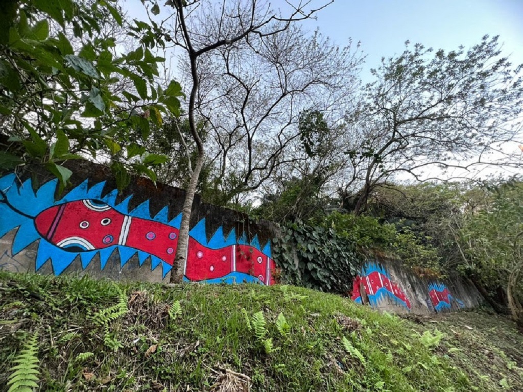 muro das nascentes do Rio Iquiririm 