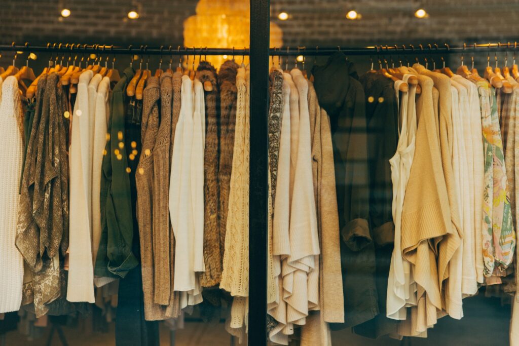 vitrine roupas