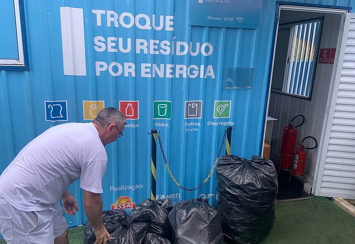 Recicla Sampa - Enel troca lixo reciclável por descontos na conta