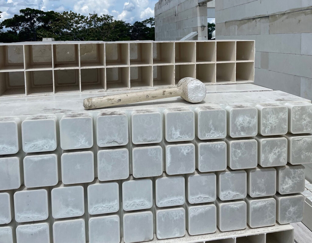 blocos tipo lego para construir casas