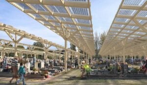 Energia solar cemitério