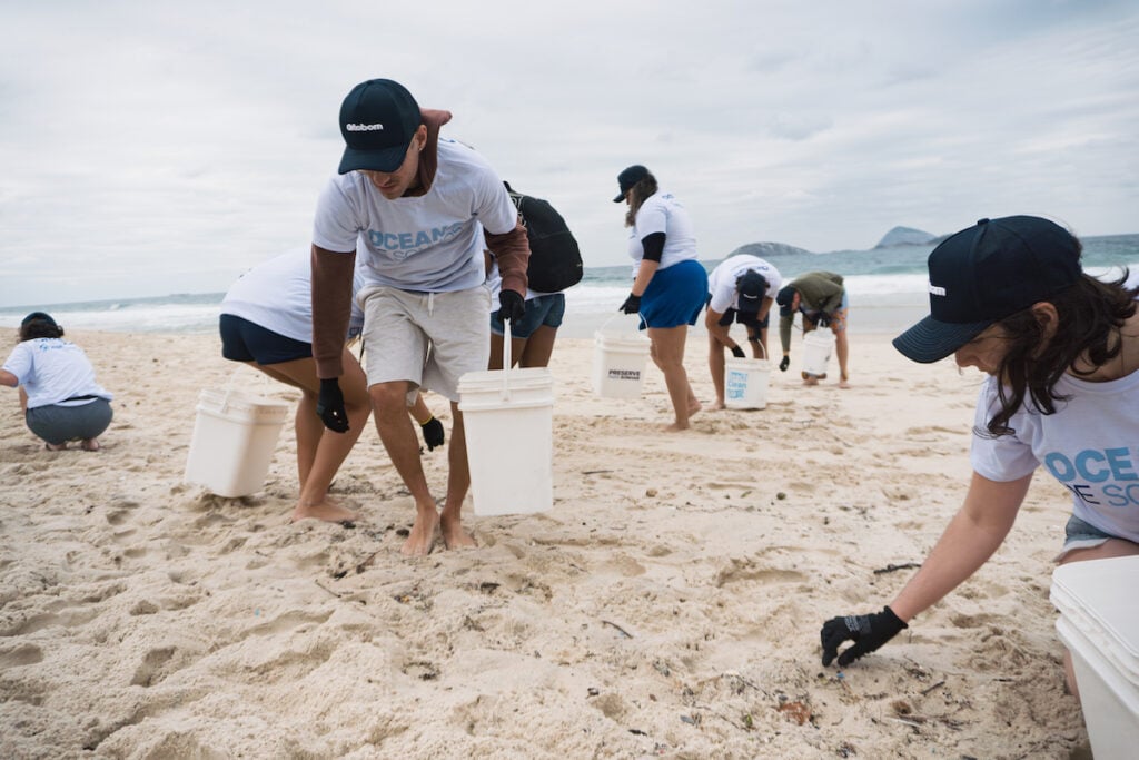 limpeza de praia