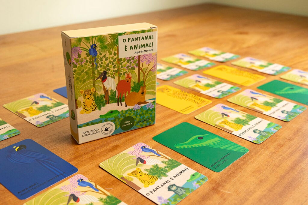 jogo de memória bichos do pantanal