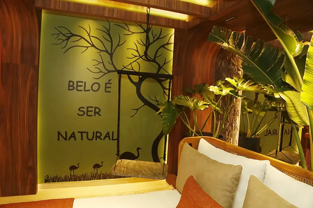 decoração natural balanço