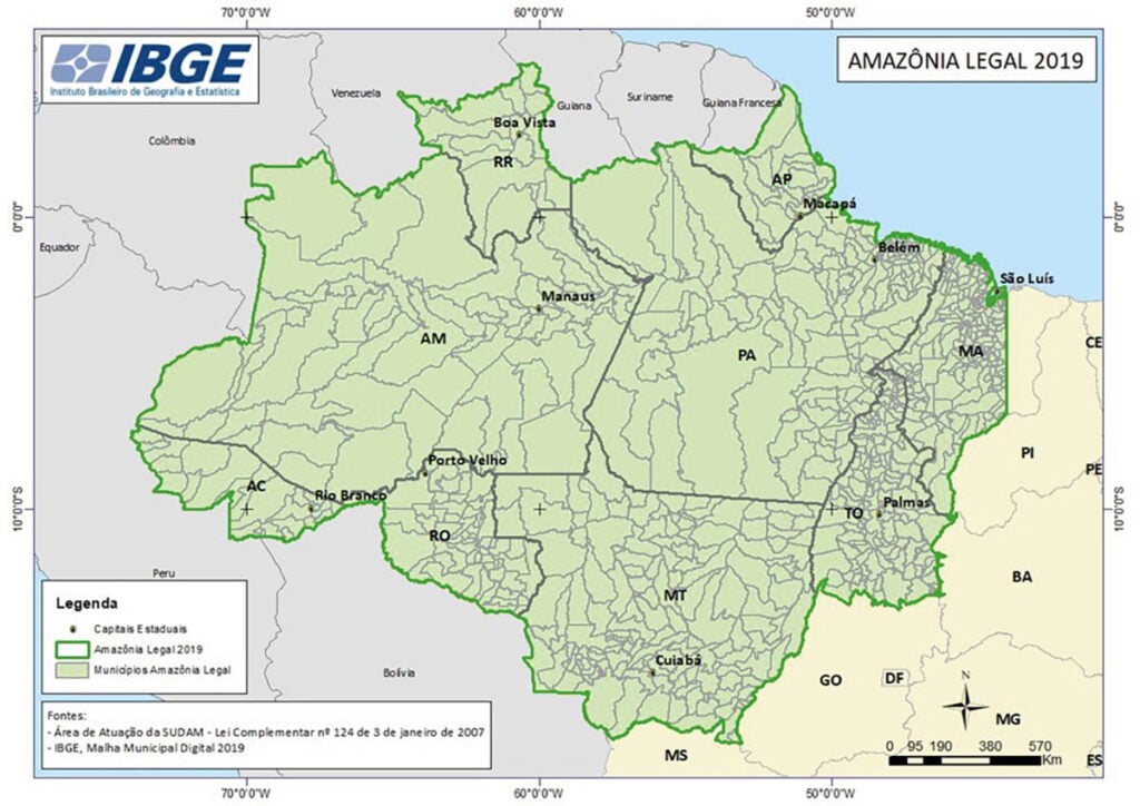 amazônia legal brasileira