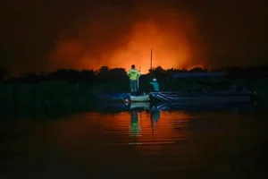 fogo no Pantanal