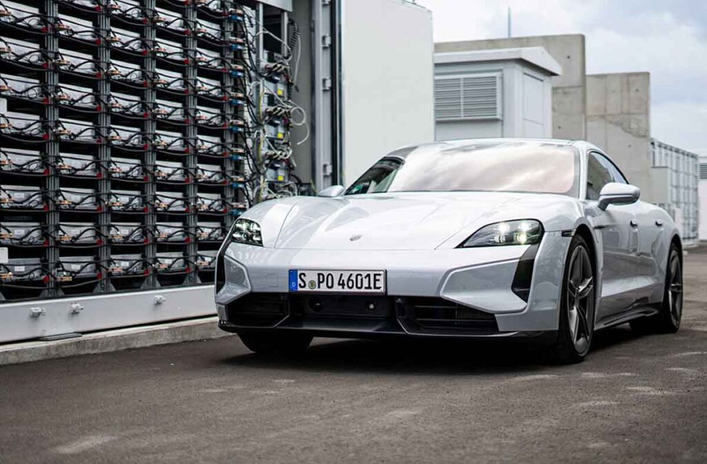 baterias de veículos elétricos da Porsche