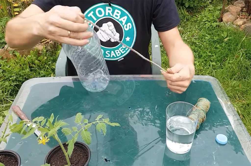 sistema de irrigação caseiro
