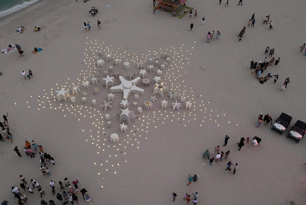 decoração de natal corais